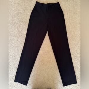 Van Heusen Black Youth Slim Delgado Dress Pants - Youth Size 18